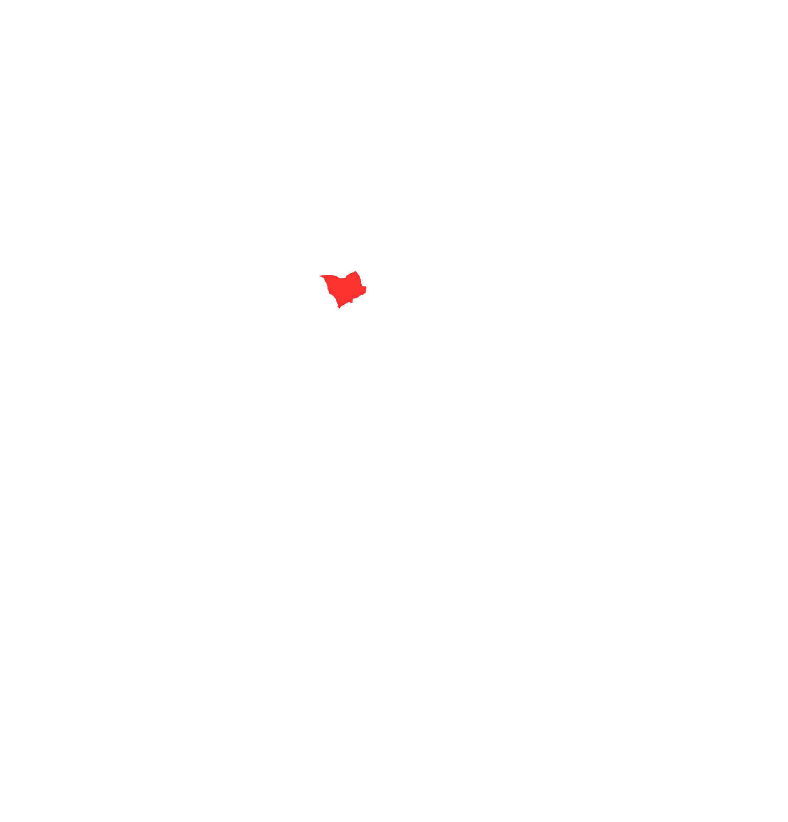 Localisation map of Borno in Africa