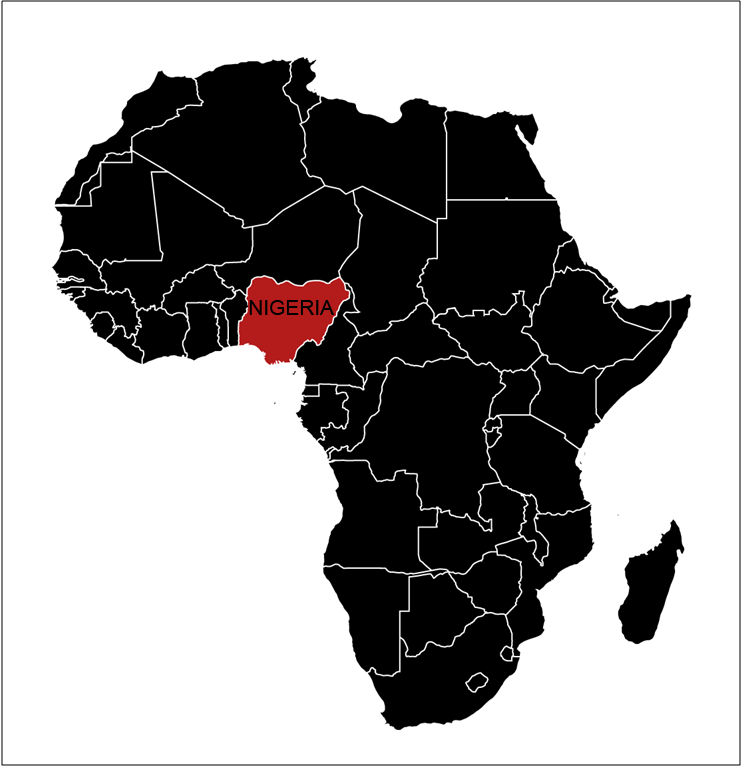 map Nigeria